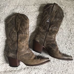 Dan Post Women’s leather cowboy boots